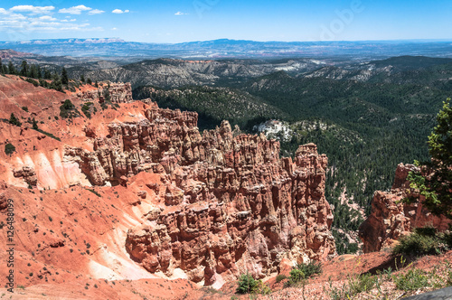 View of Bryce Canyon National Park from Ponderosa Point, Utah 
