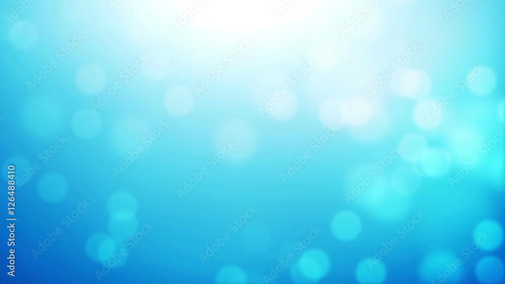 Glittering Lights On Blue Loopable Background Glittering Lights On Blue Loopable Background
