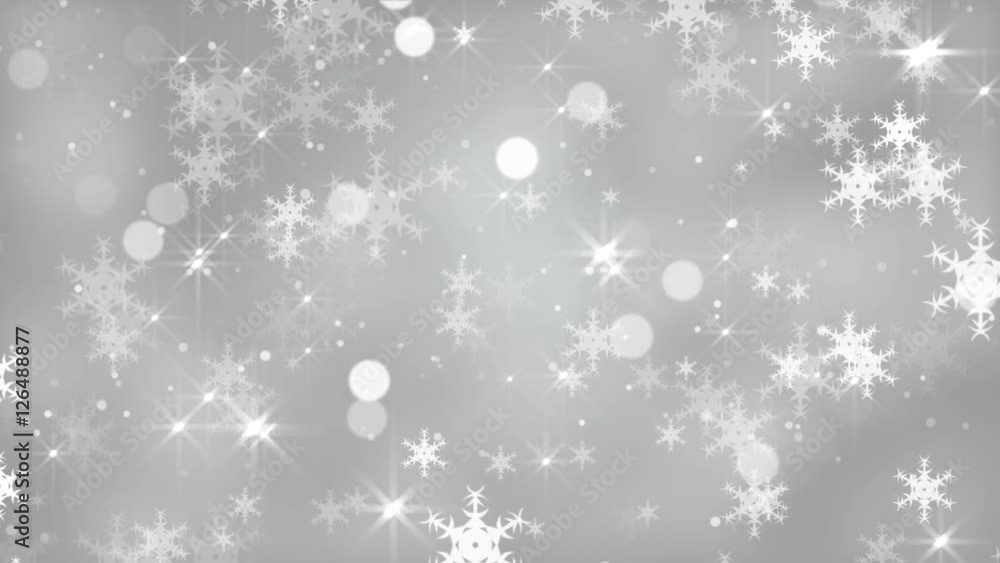 Snowflake Falling Abstract Background Snowflake Falling Abstract Background