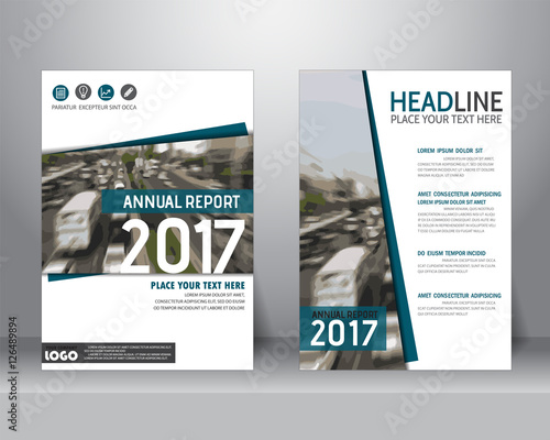 Quadro em tela brochure template design, flyer