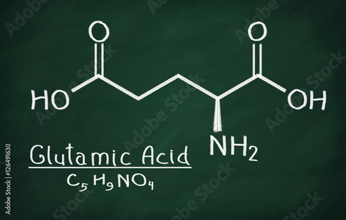 Structural model of Glutamic Acid photo