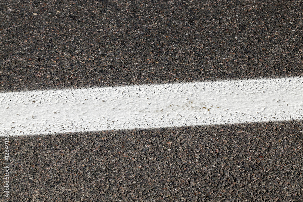 Fototapeta premium road markings, close-up