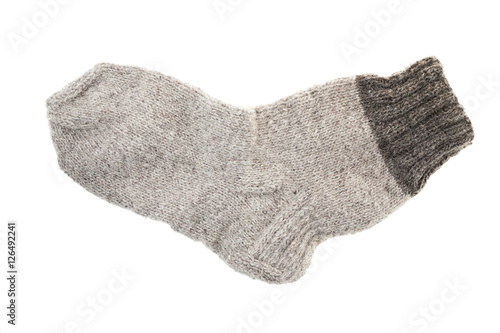 wool socks, isolated