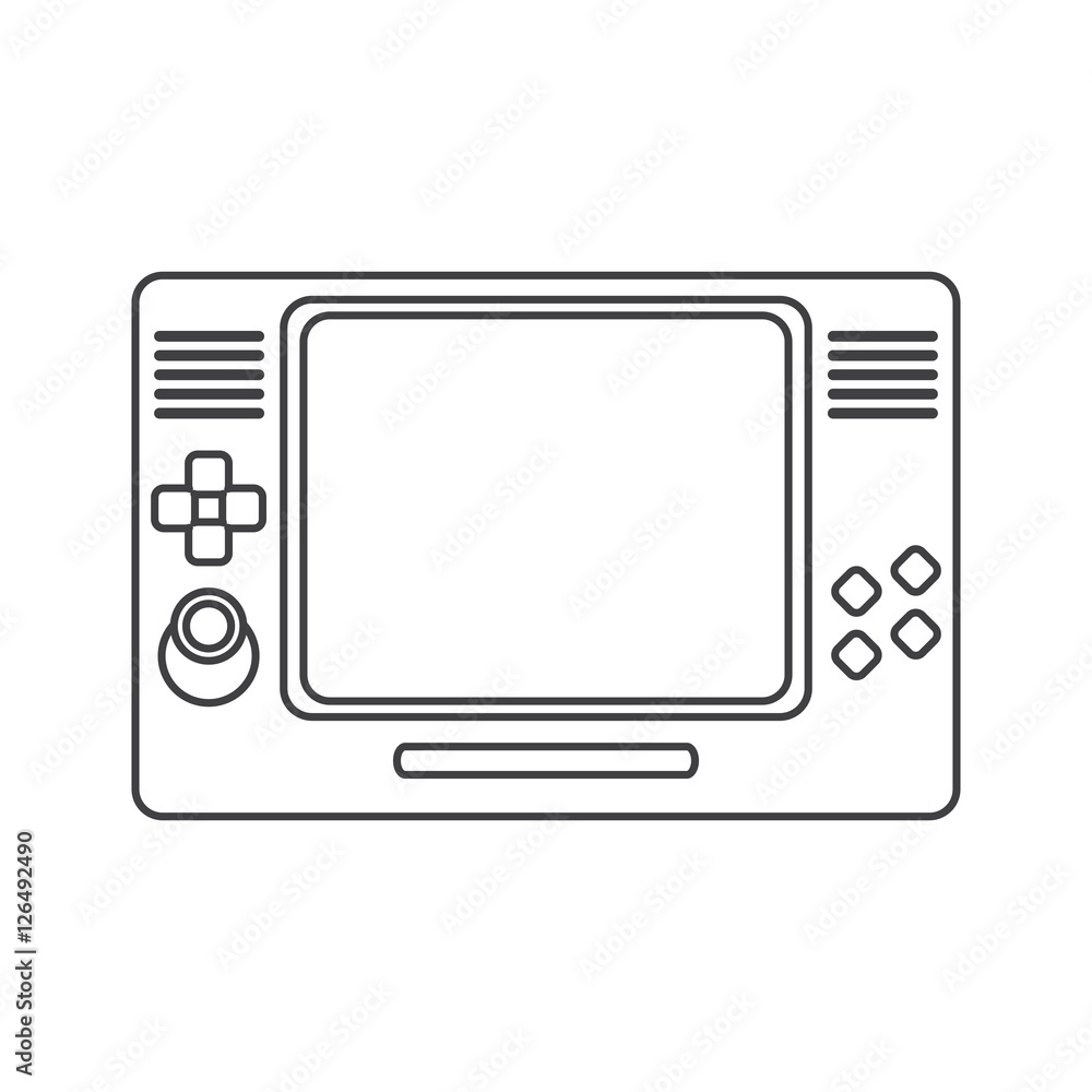Videogame control icon. Game play leisure gaming and controller theme. Isolated design. Vector illustration Videogame control icon. Game play leisure gaming and controller theme. Isolated design. Vector illustration