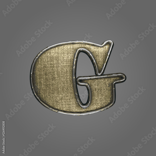 g vector fabric letter