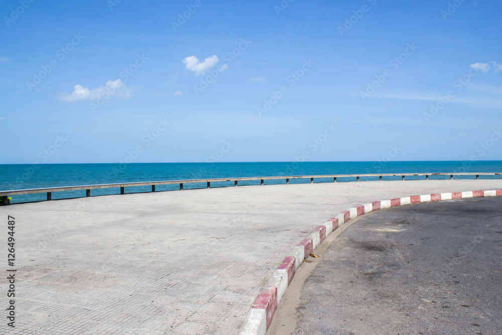 roadside at the beach roadside at the beach