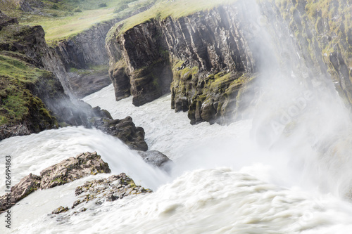 Gullfoss waterfall - Iceland - Detail