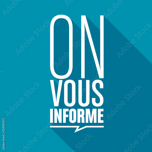 on vous informe