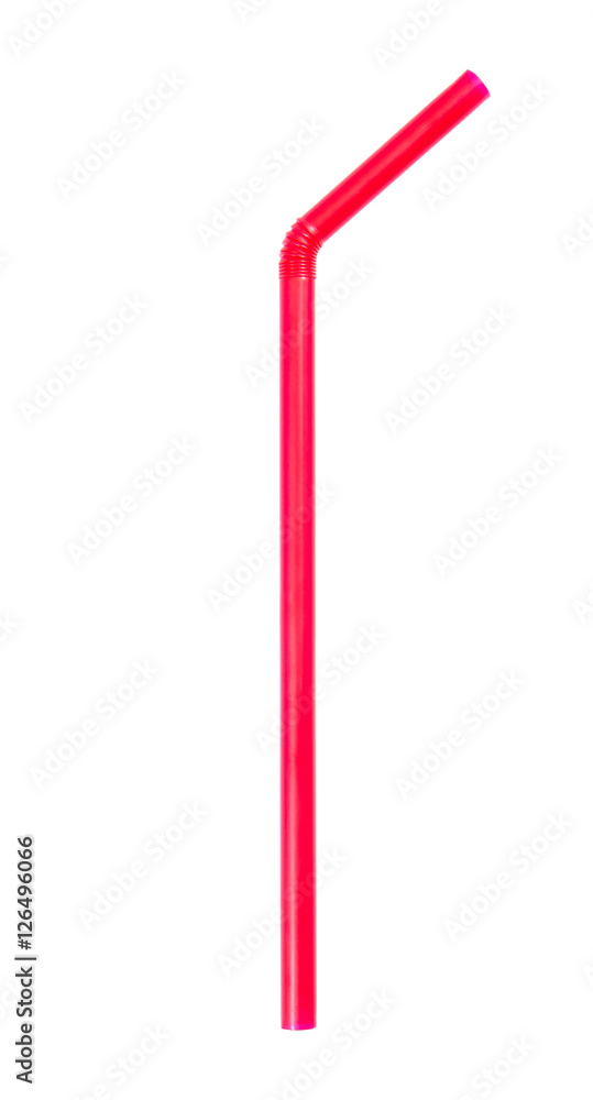 It is Red pink straw isolated on white.Straw isolated on white b It is Red pink straw isolated on white.Straw isolated on white b