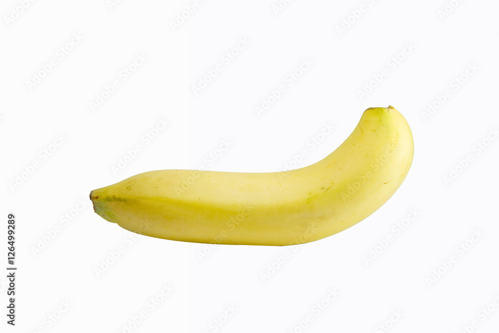 banana on white background banana on white background