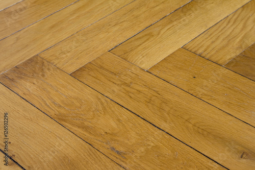 Rustic wood floor