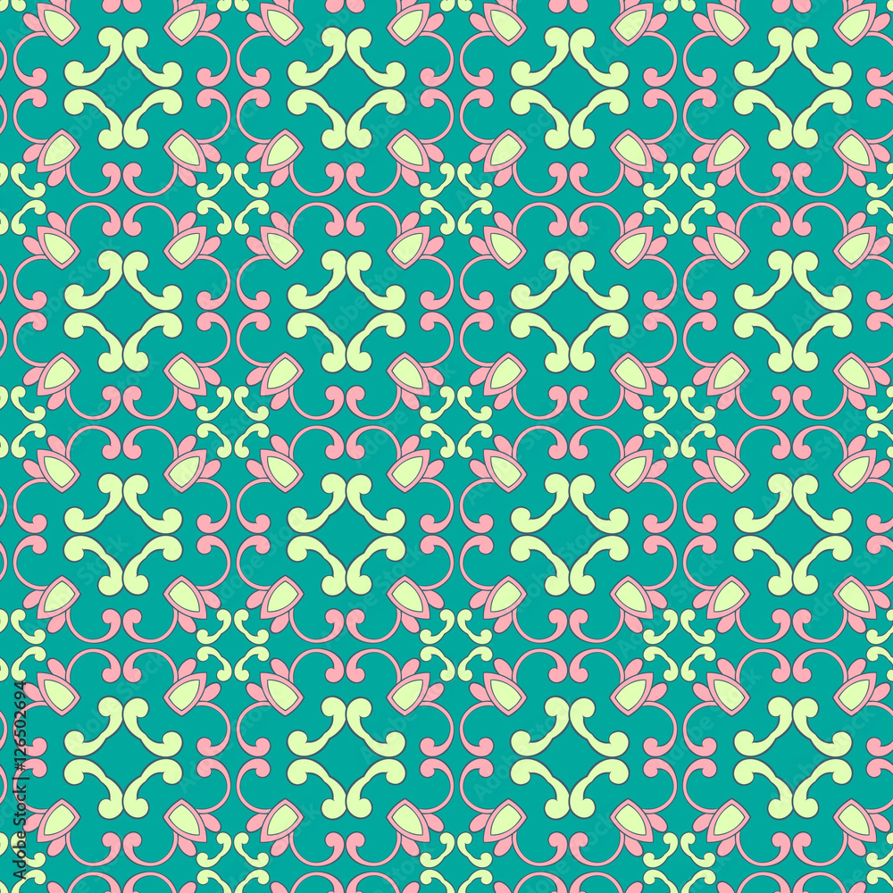 seamless vector pattern. retro geometric background for your design