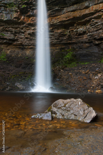 Hardraw force waterfall in Leyburn  North Yorkshire.