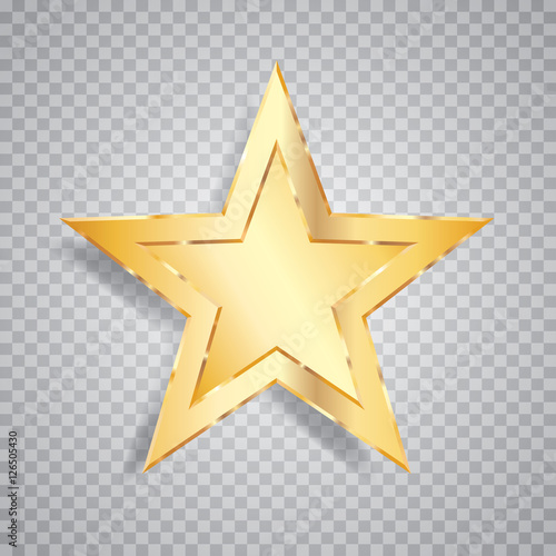 one golden star