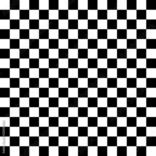 Checkered black and white seamless background
