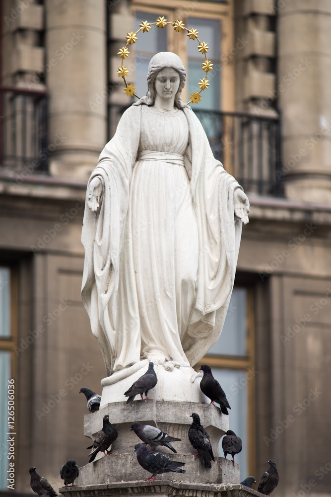 Obraz premium Statue of Virgin Mary.