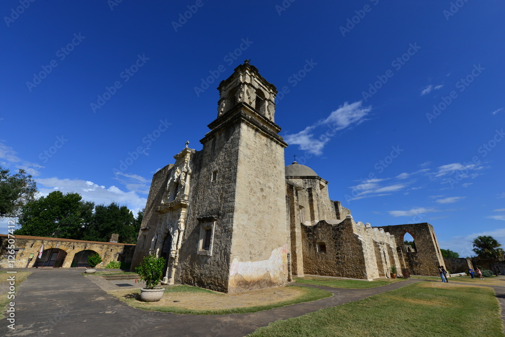 Mission San José y San Miguel de Aguayo the Catholic Mission in San Antonio Texas.