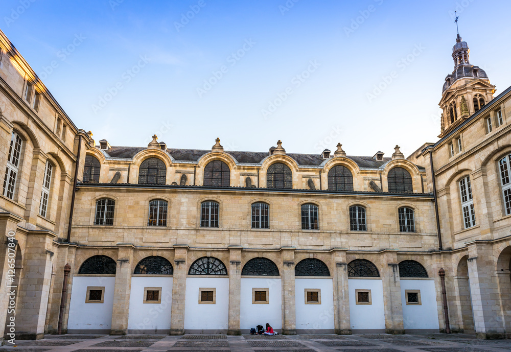 Cour Mably et salle capitulaire à Bordeaux, Gironde, Nouvelle-Aquitaine, France