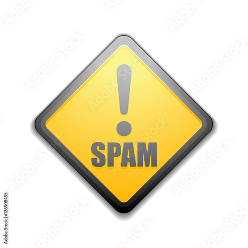 Spam Exclamation hazard sign
