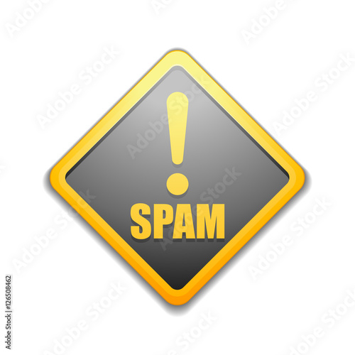 Spam Exclamation hazard sign