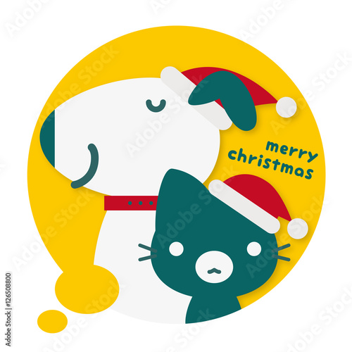 わんニャンパーク クリスマスフキダシ(黄)