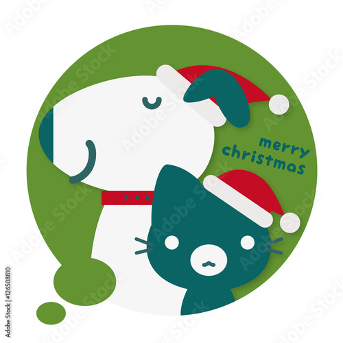 わんニャンパーク クリスマスフキダシ(緑)