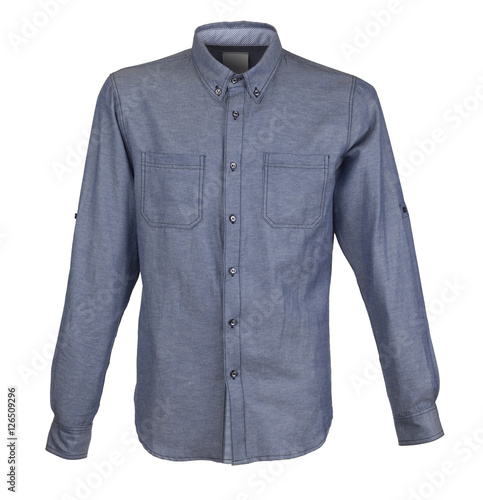 Men's shirt with long sleeves