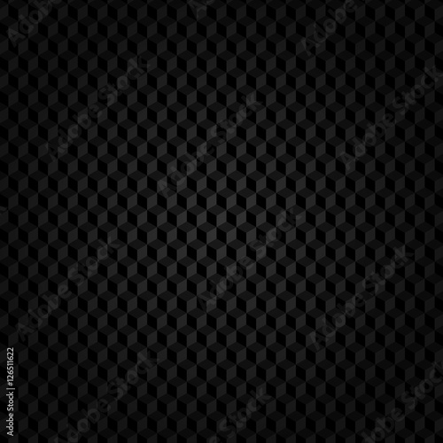 Hexagon abstract black background vector