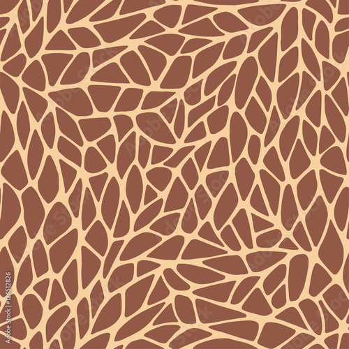 Vector brown seamless pattern