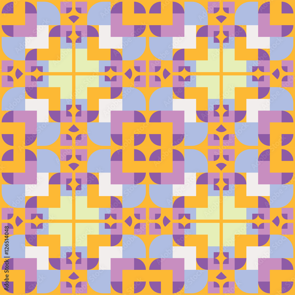 Obraz premium Abstract geometric seamless pattern ornament. Vector.