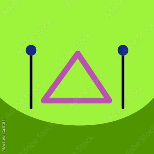flat vector icon design collection musical instrument