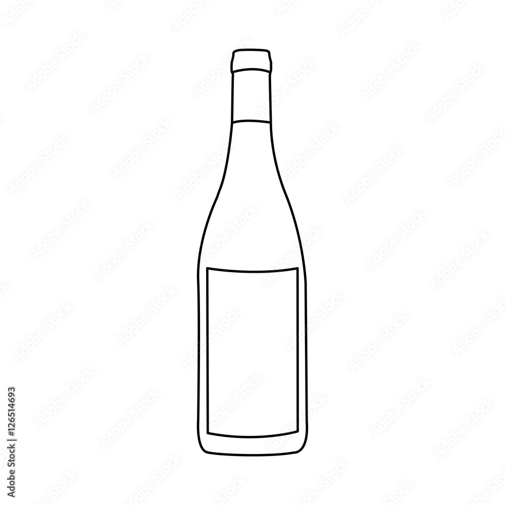 wine bottle icon image vector illustration design wine bottle icon image vector illustration design