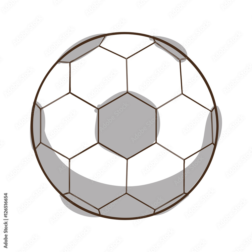 Fototapeta premium football soccer ball icon image vector illustration design 