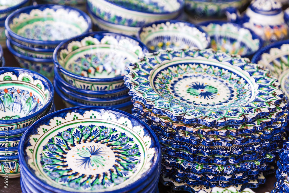Uzbek ceramic dishes Uzbek ceramic dishes