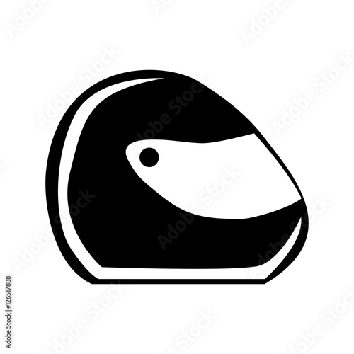 motorcycle helmet icon image vector illustration design 