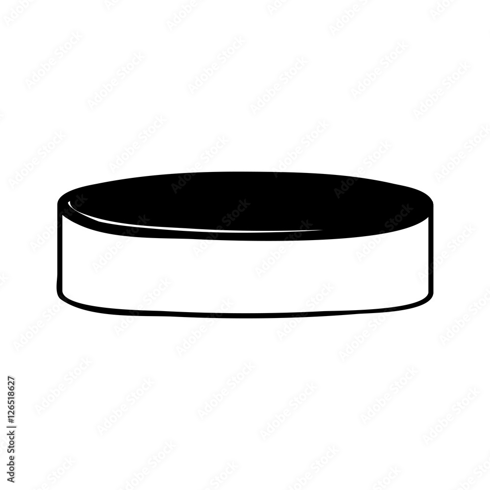 hockey puck icon image vector illustration design hockey puck icon image vector illustration design
