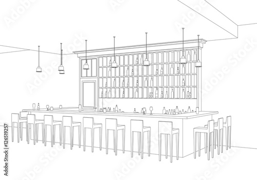 Bar line interior.