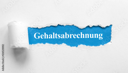 Gehaltsabrechnung