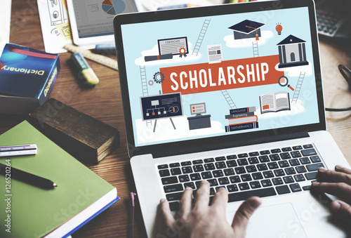 Scholarship Aid College Education Loan Money Concept photo
