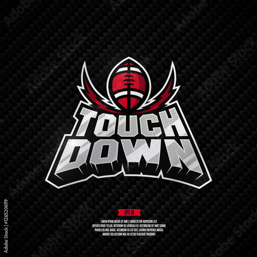 American football logo.