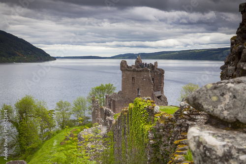 Ruinen von Urquart Castle, Loch Ness, Schottland