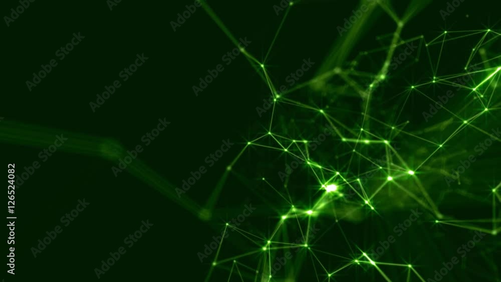 Plexus abstract technology and engineering background with original organic motion Plexus abstract technology and engineering background with original organic motion