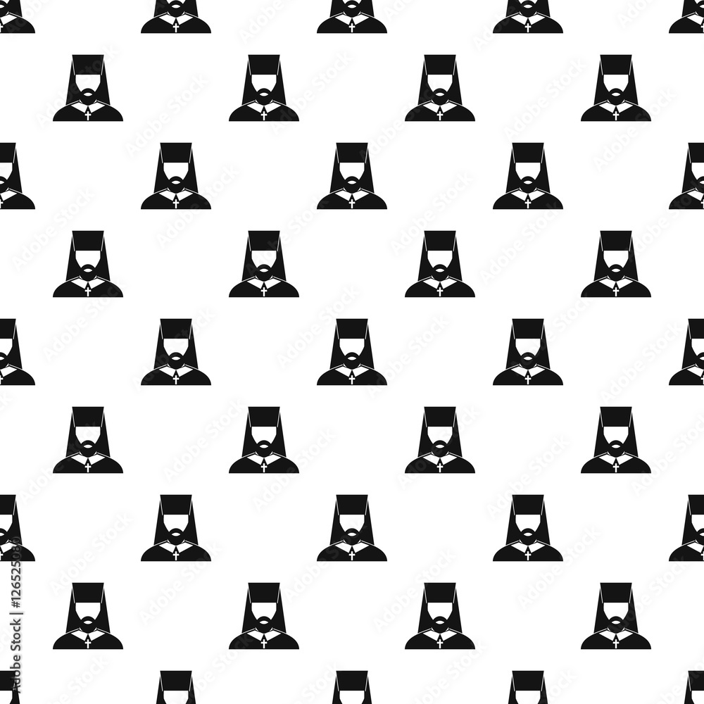 Orthodox priest pattern. Simple illustration of orthodox priest vector pattern for web Orthodox priest pattern. Simple illustration of orthodox priest vector pattern for web
