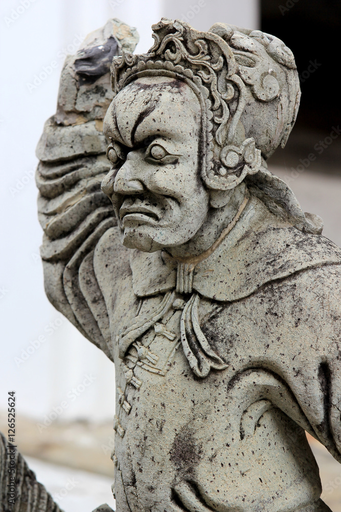 Chinese Statue Sculpture in public garden Chinese Statue Sculpture in public garden