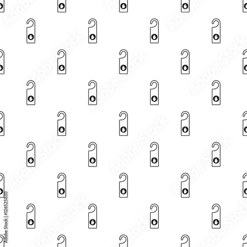 Do not disturb sign pattern. Simple illustration of do not disturb sign vector pattern for web