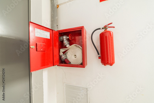 fire extinguisher and fire hydrant