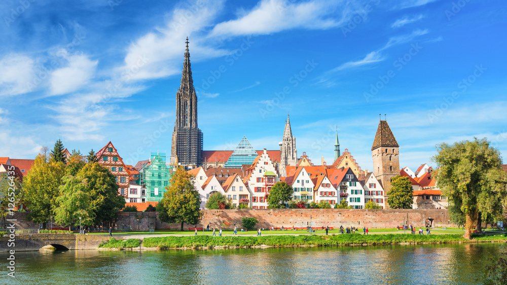 City of Ulm at a sunny day