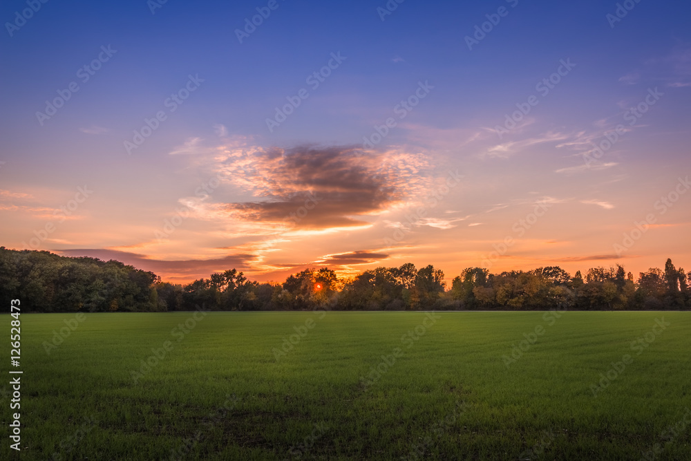 Obraz premium Early autumn in Slovakia