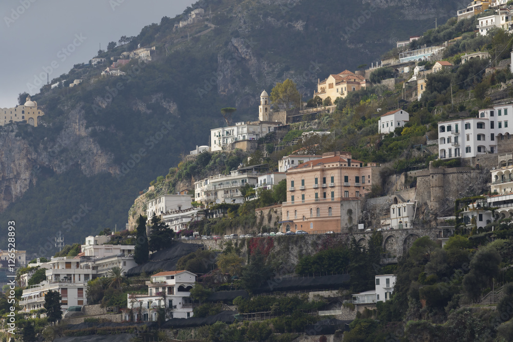 beautiful scenic of capri island important traveling destination