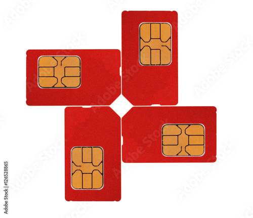 four red sim card